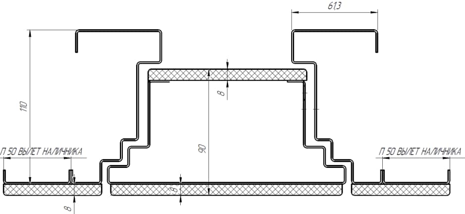 Коробка дверей Сталлер comfort 3К